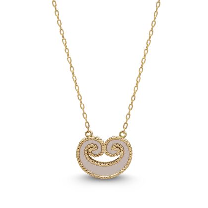 Small Mother-of-Pearl Akants Necklace